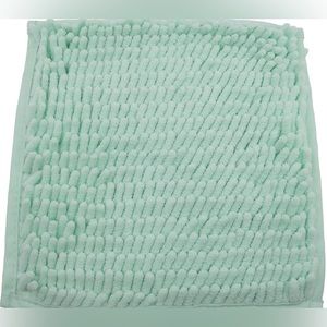 KIDS SCHOOL LOCKER FUR RUG CARPET BY LOCKER INTERIOR - AQUA, 10 INCH SQUARE